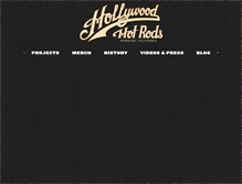 Tablet Screenshot of hollywoodhotrods.com